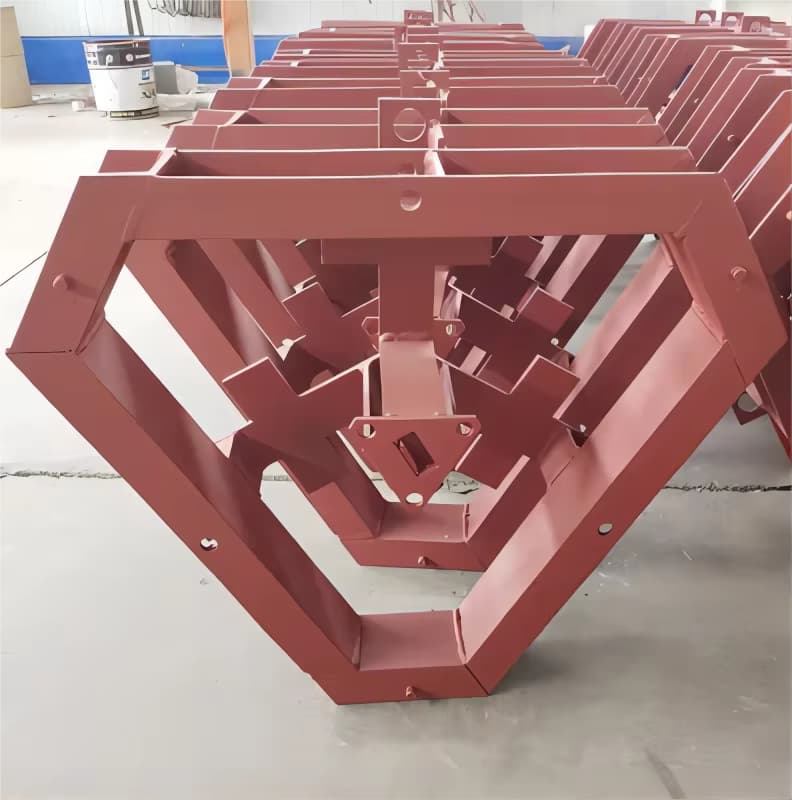 Red Powder Coated Assembly