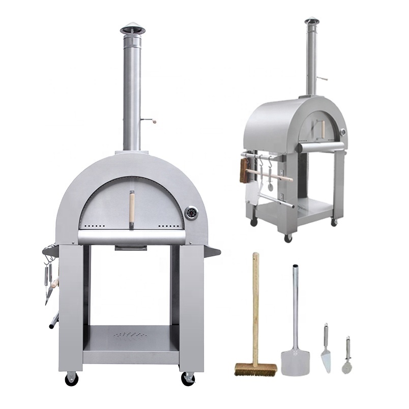 Mobile Wood-Fired Pizza Oven Front