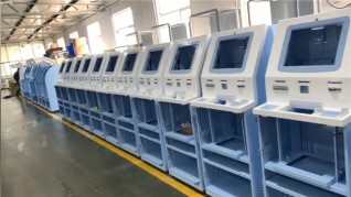 Custom sheet metal vending machine enclosure
