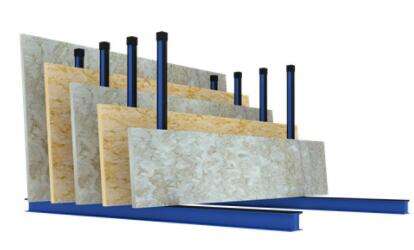 ODM Steel A-frame Rack for Quartz Panels