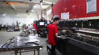 Laser cutting and bending area
