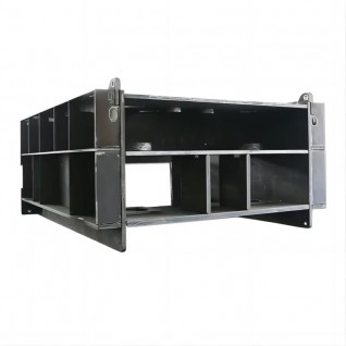 Industrial trolley with brake casters