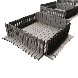 Powder-coated rolling rack