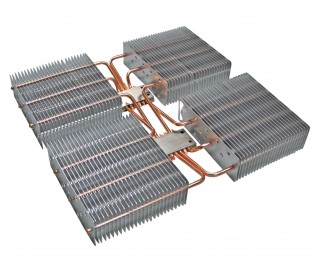 Copper tube cold plate sample 2