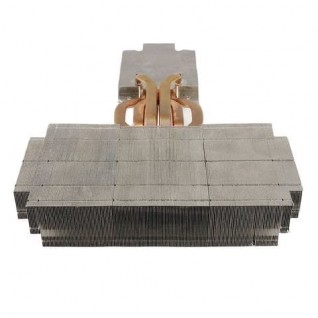 Press-fit heatpipes in machined base