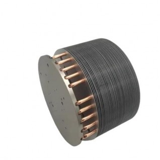 U-shaped heatpipe array with aluminum fins