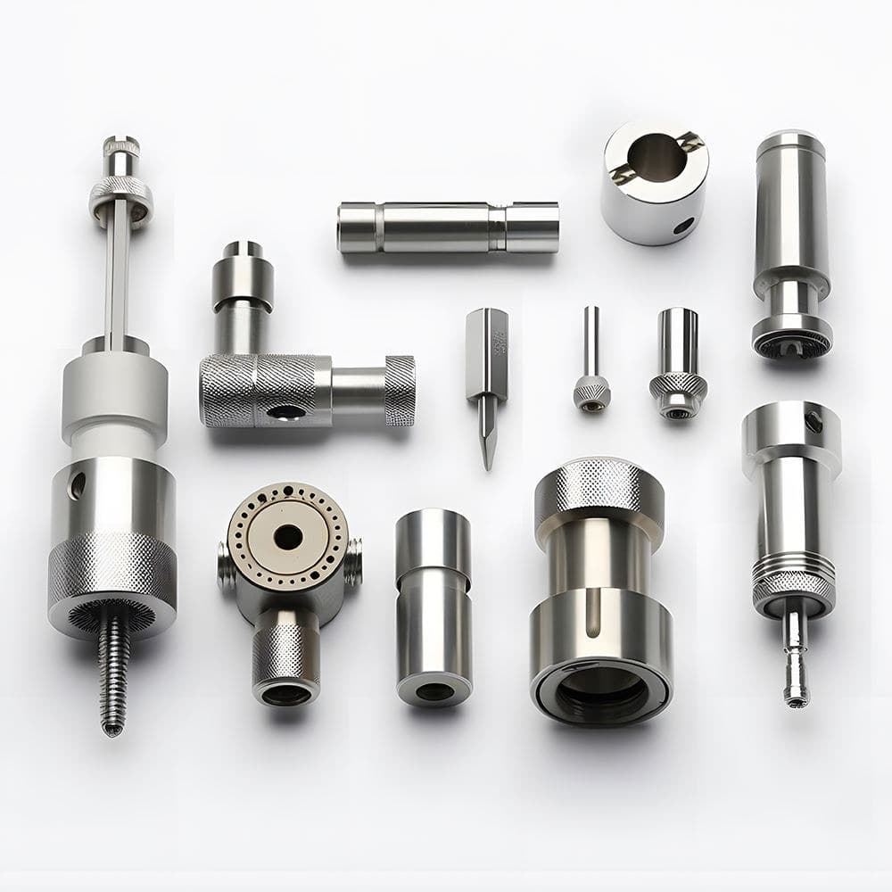 Aluminum and stainless turned parts