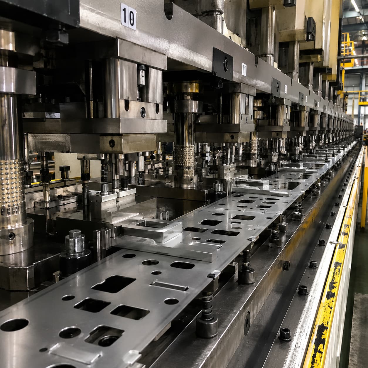 automated metal stamping production