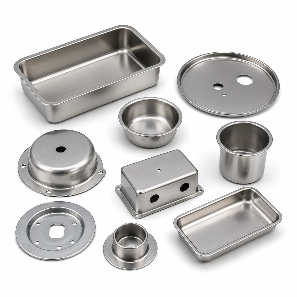 deep drawn stamped parts