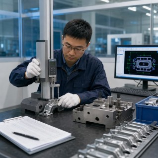 Metal stamping dimensional quality inspection