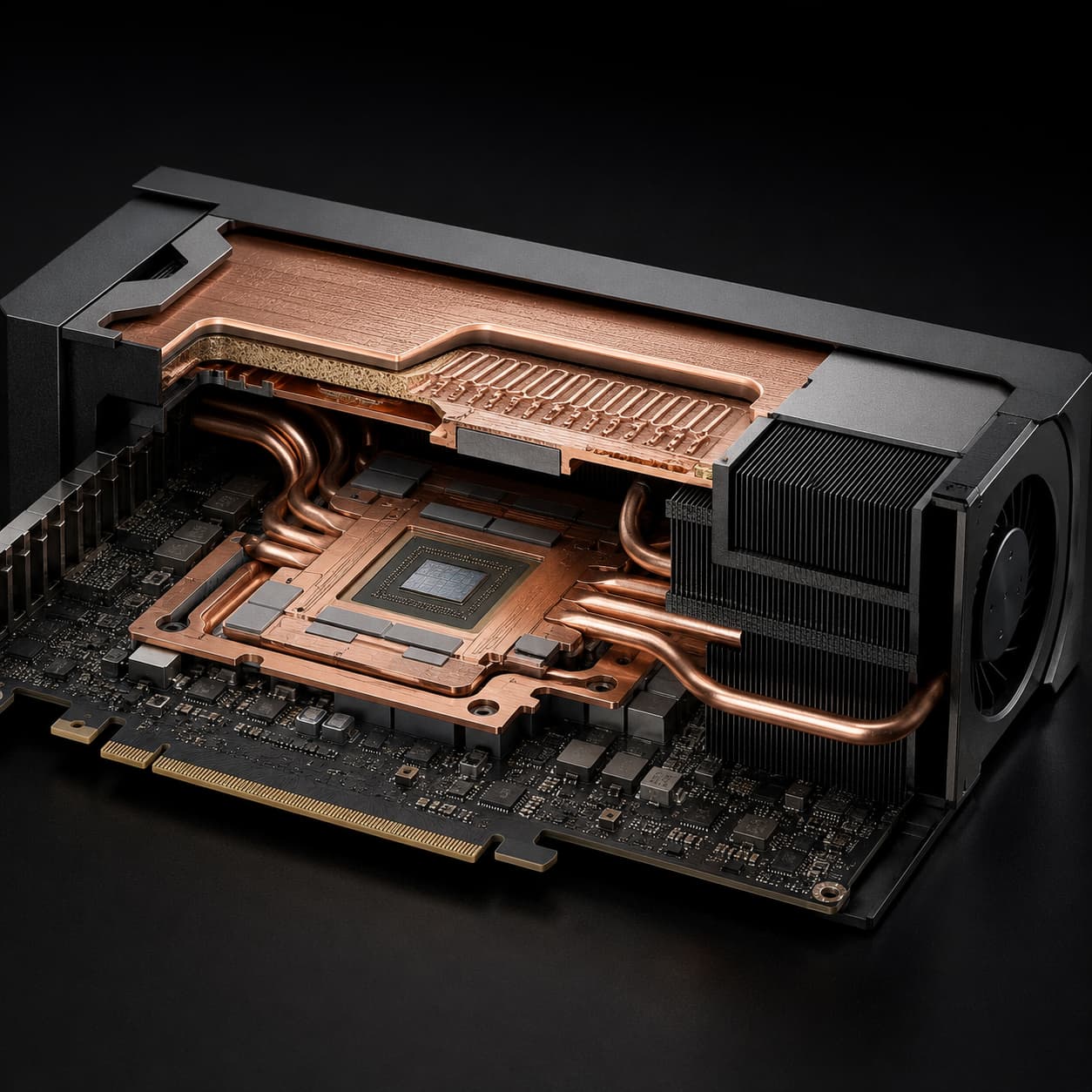 GPU thermal module with liquid cooling cold plate
