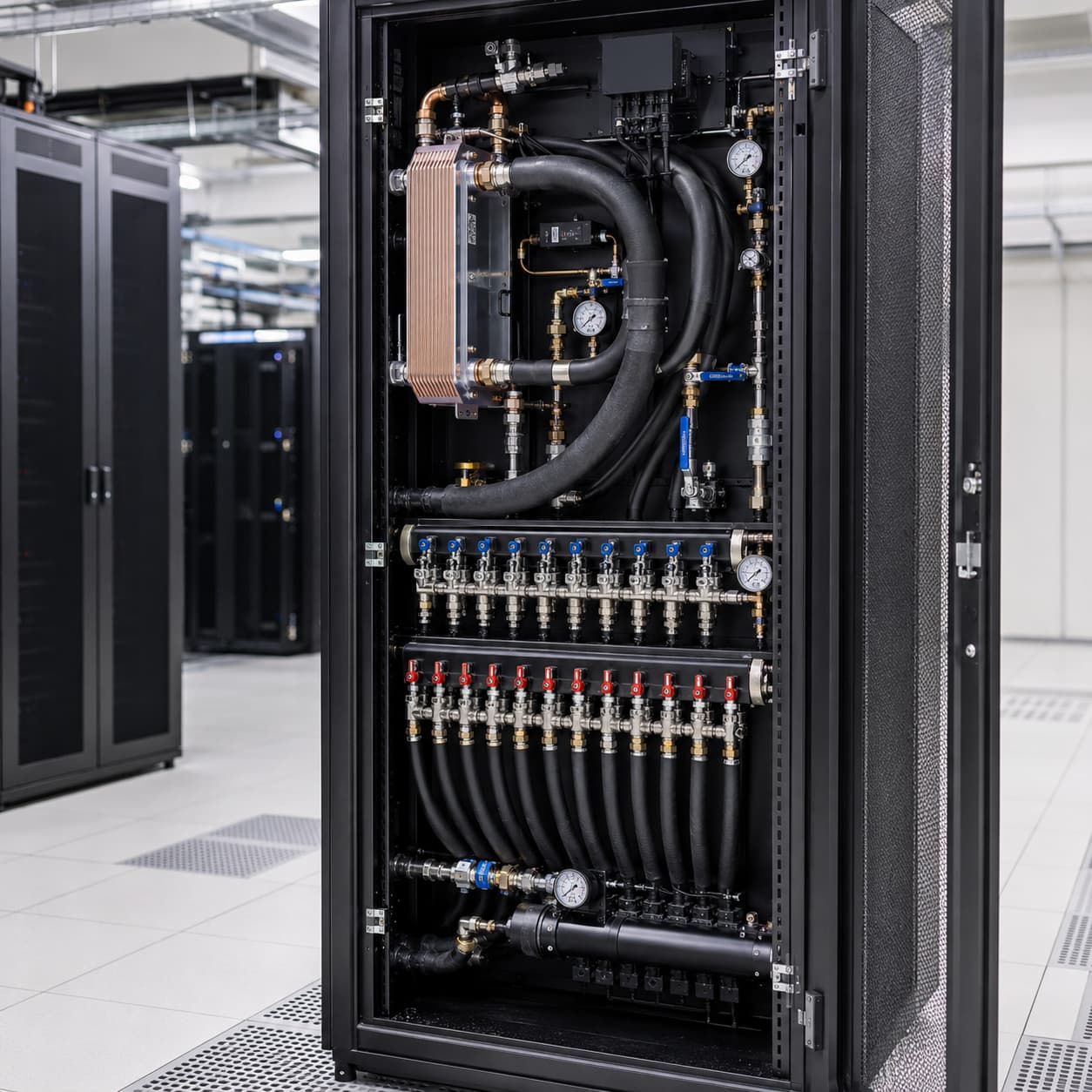 server rack liquid cooling components