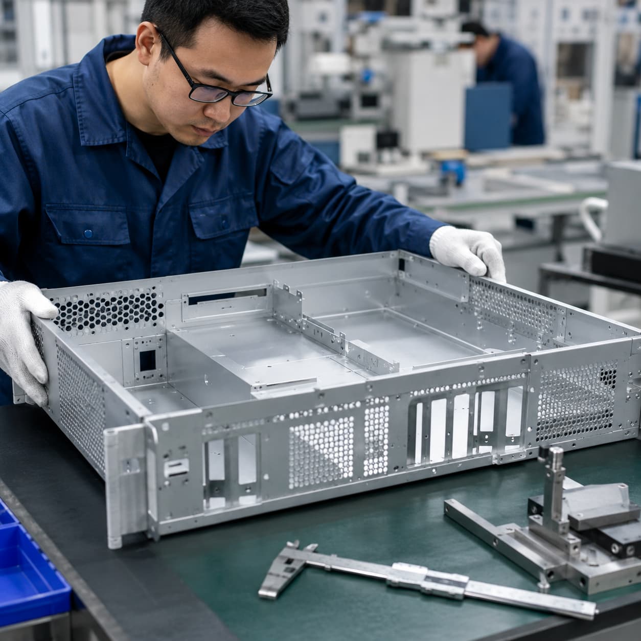 AI server chassis assembly support