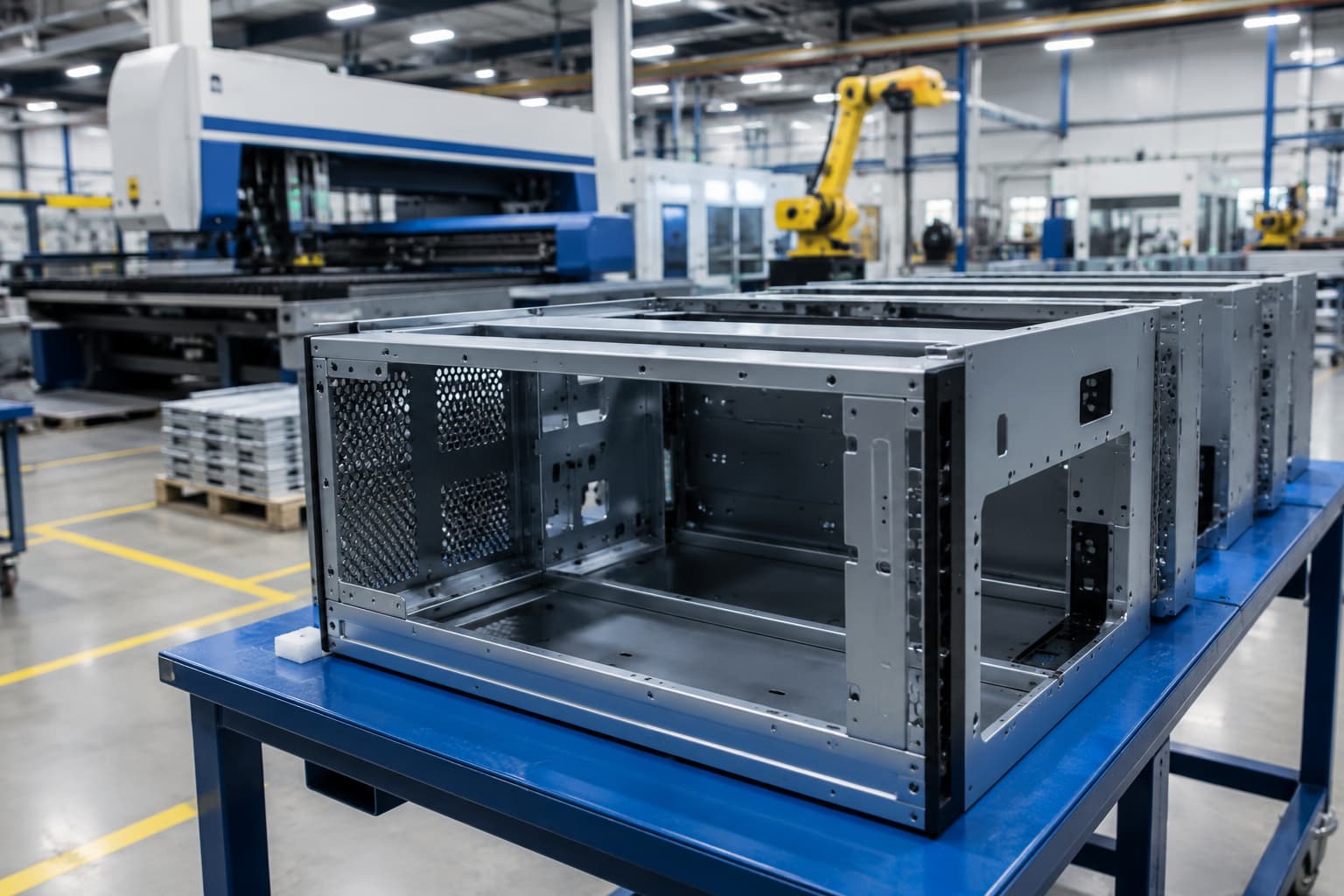 laser cutting for server enclosure panels