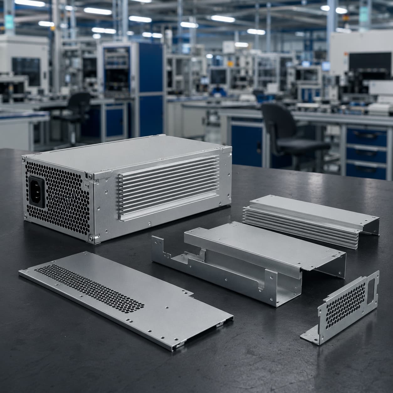 rack power supply housing
