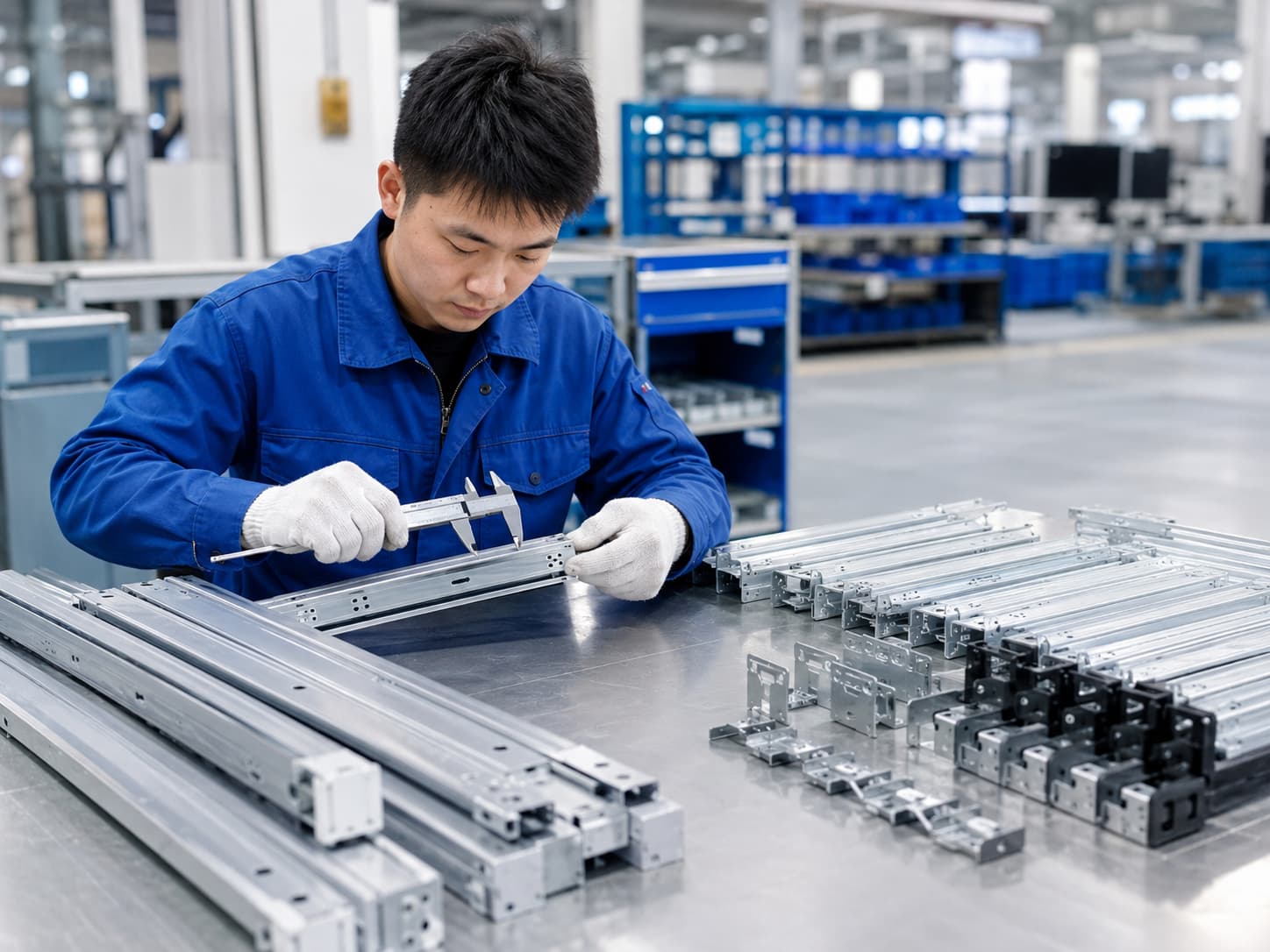 rack server mounting rail inspection