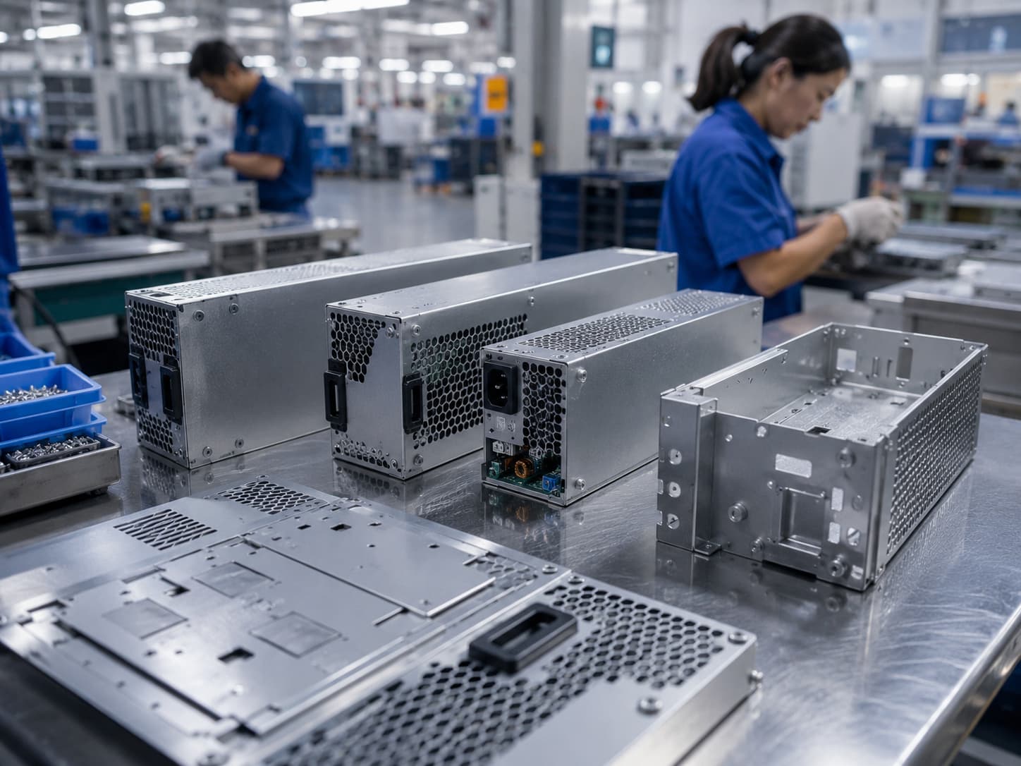 AI data center power enclosure