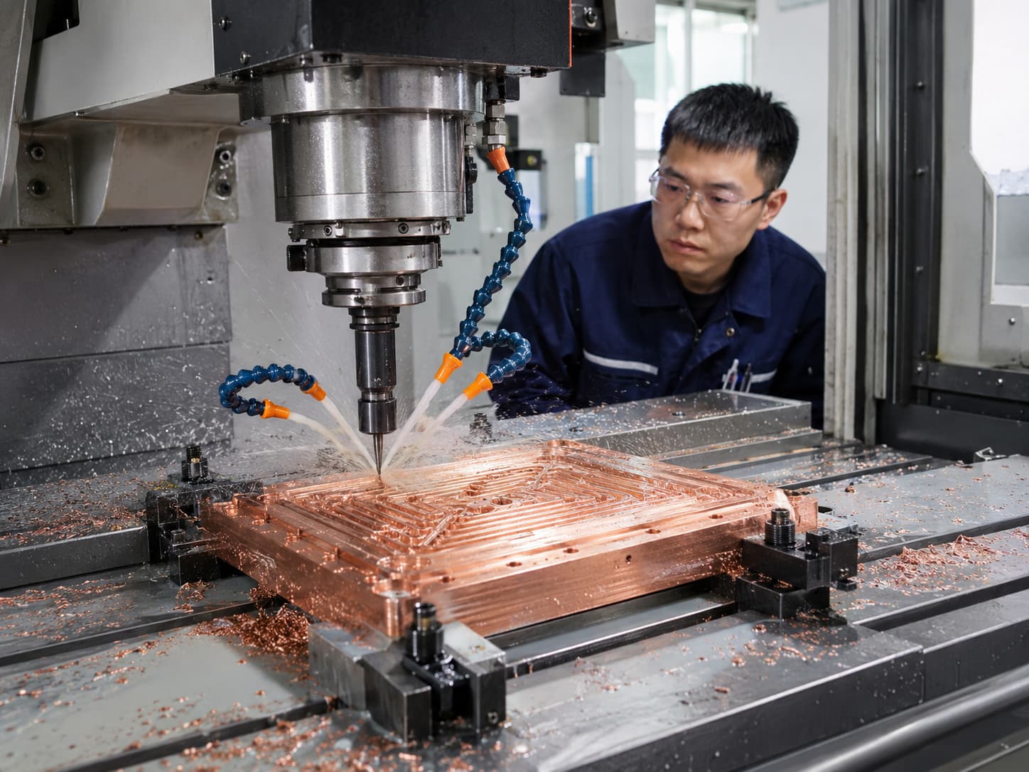 AI server liquid cooling plate