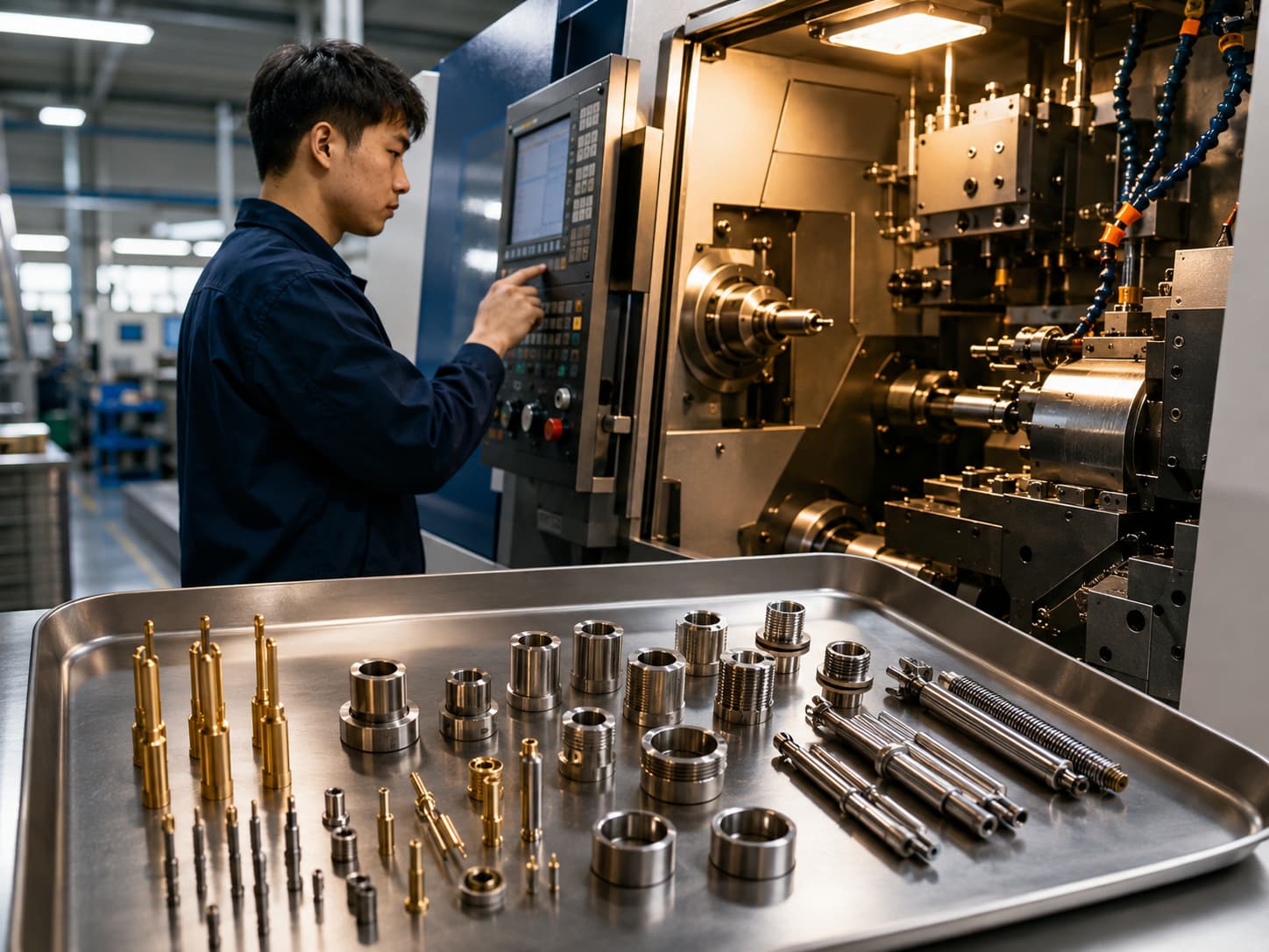 Swiss machining parts