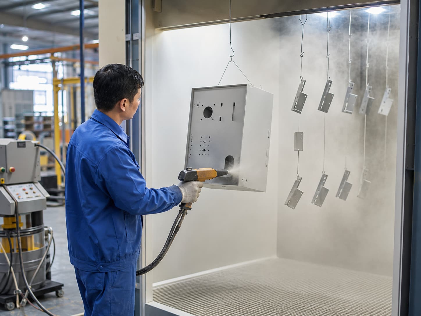 Industrial powder coating