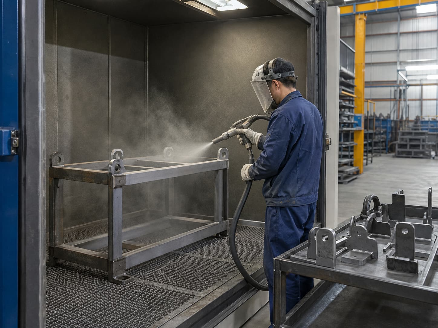 Aluminum sand blasting finish