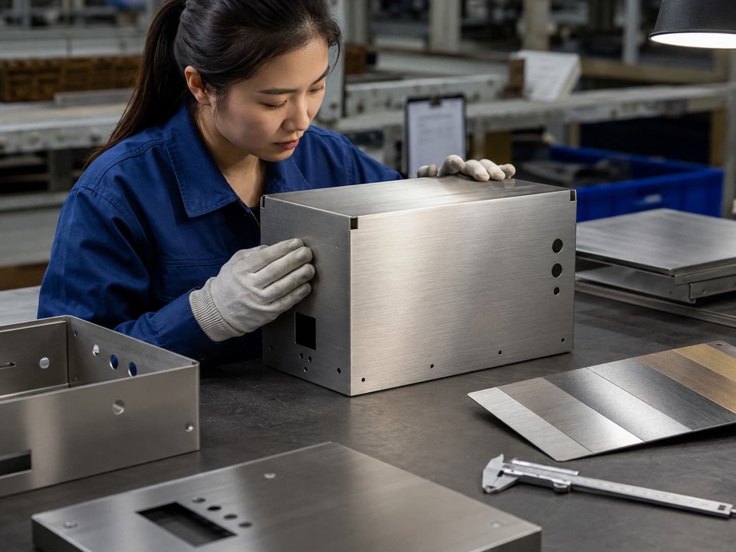 Precision brushed parts