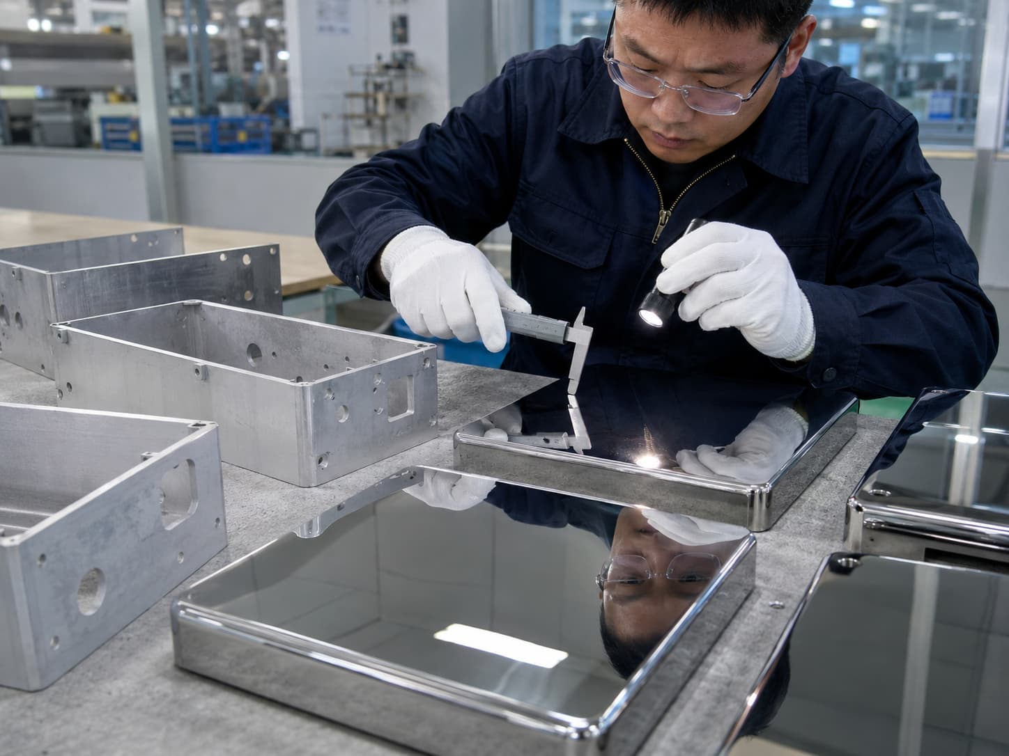 Aluminum polishing service