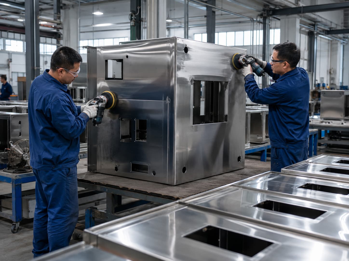 Industrial polishing process