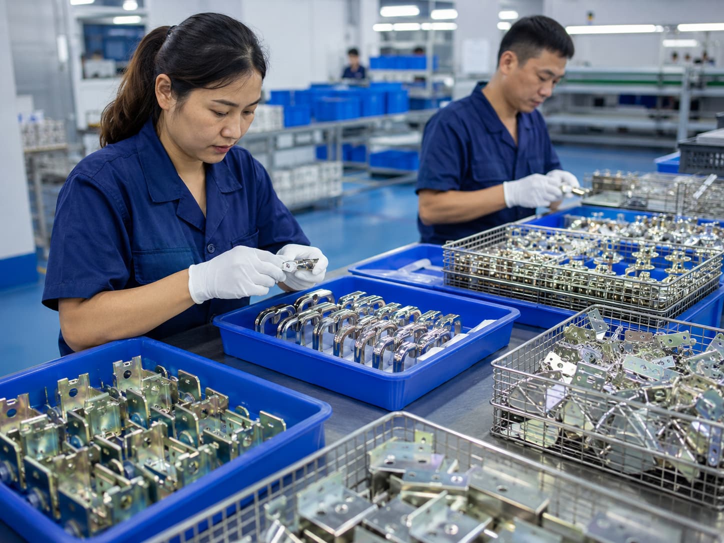 Electroplated metal products