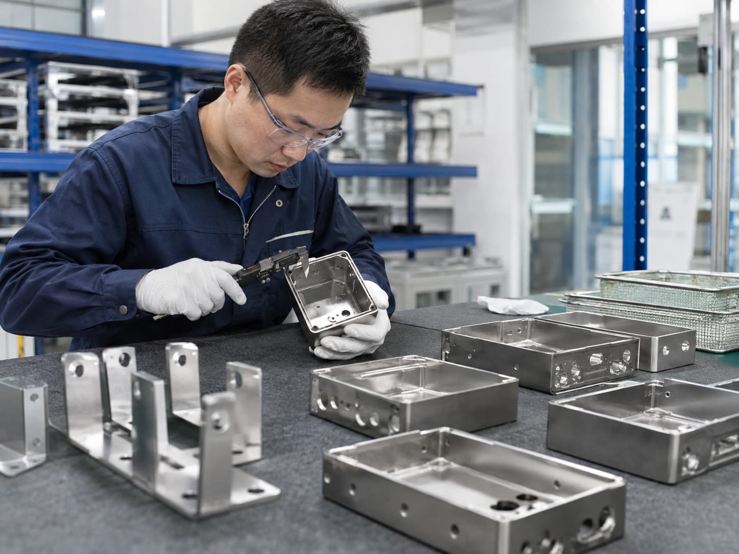 Passivated stainless steel components