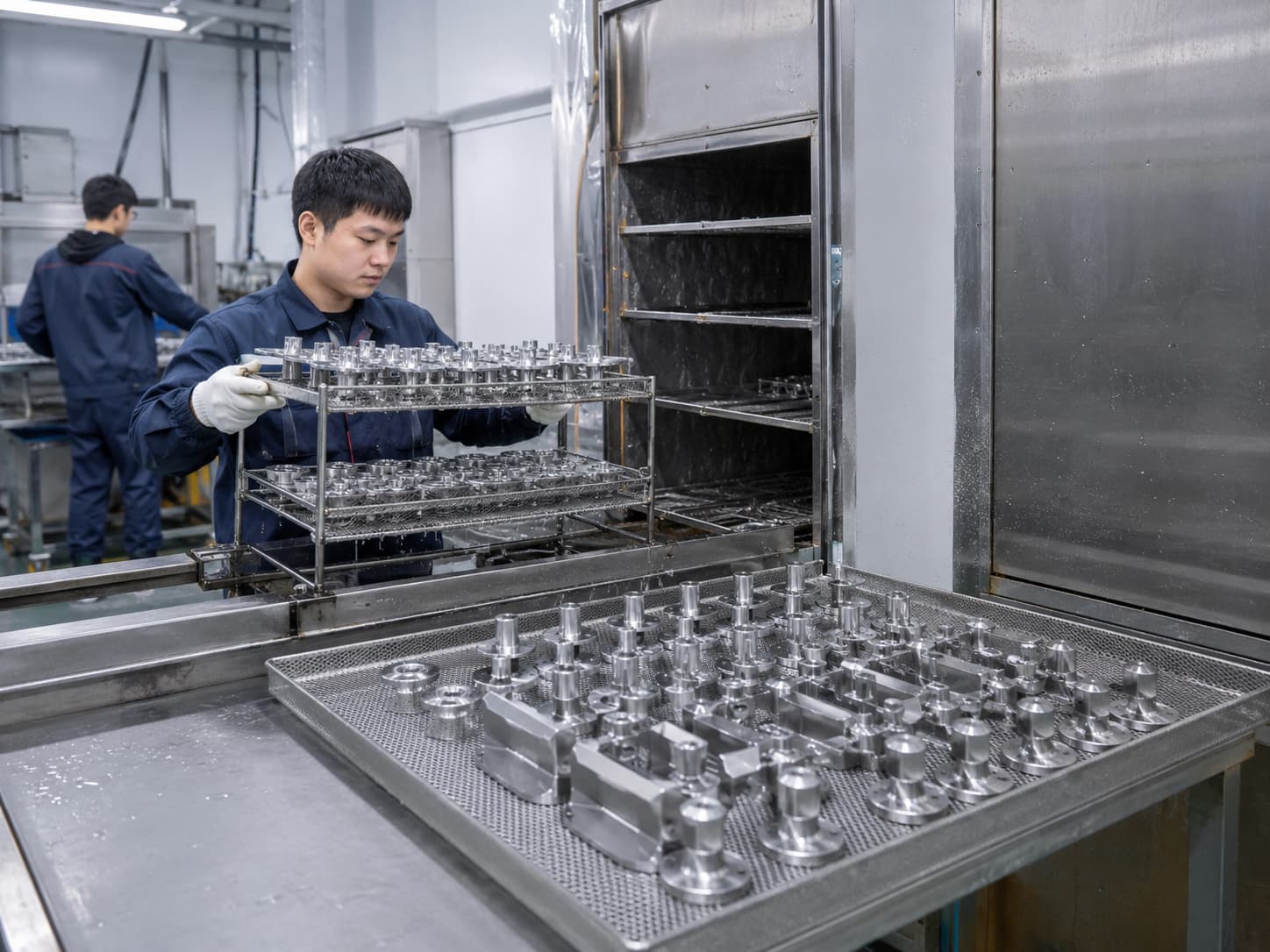 Industrial passivation process