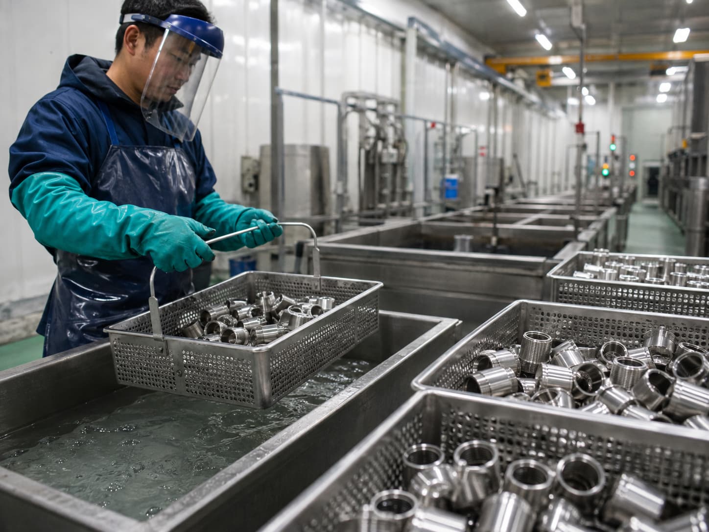 Corrosion resistant stainless steel finish