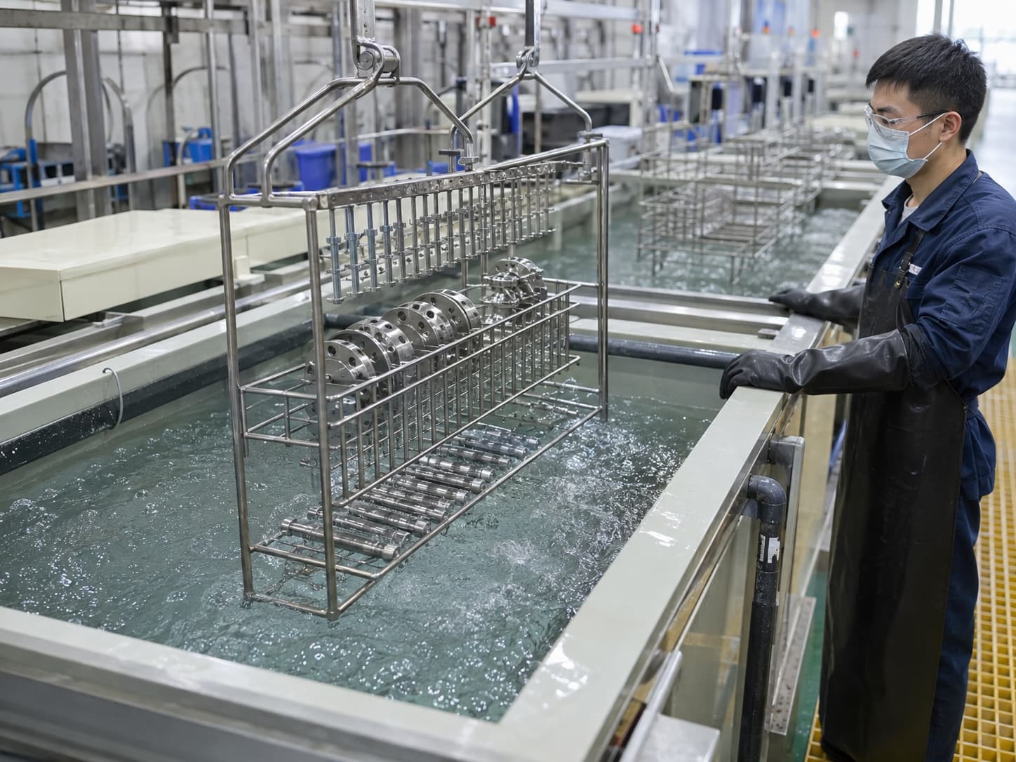 Metal passivation surface treatment