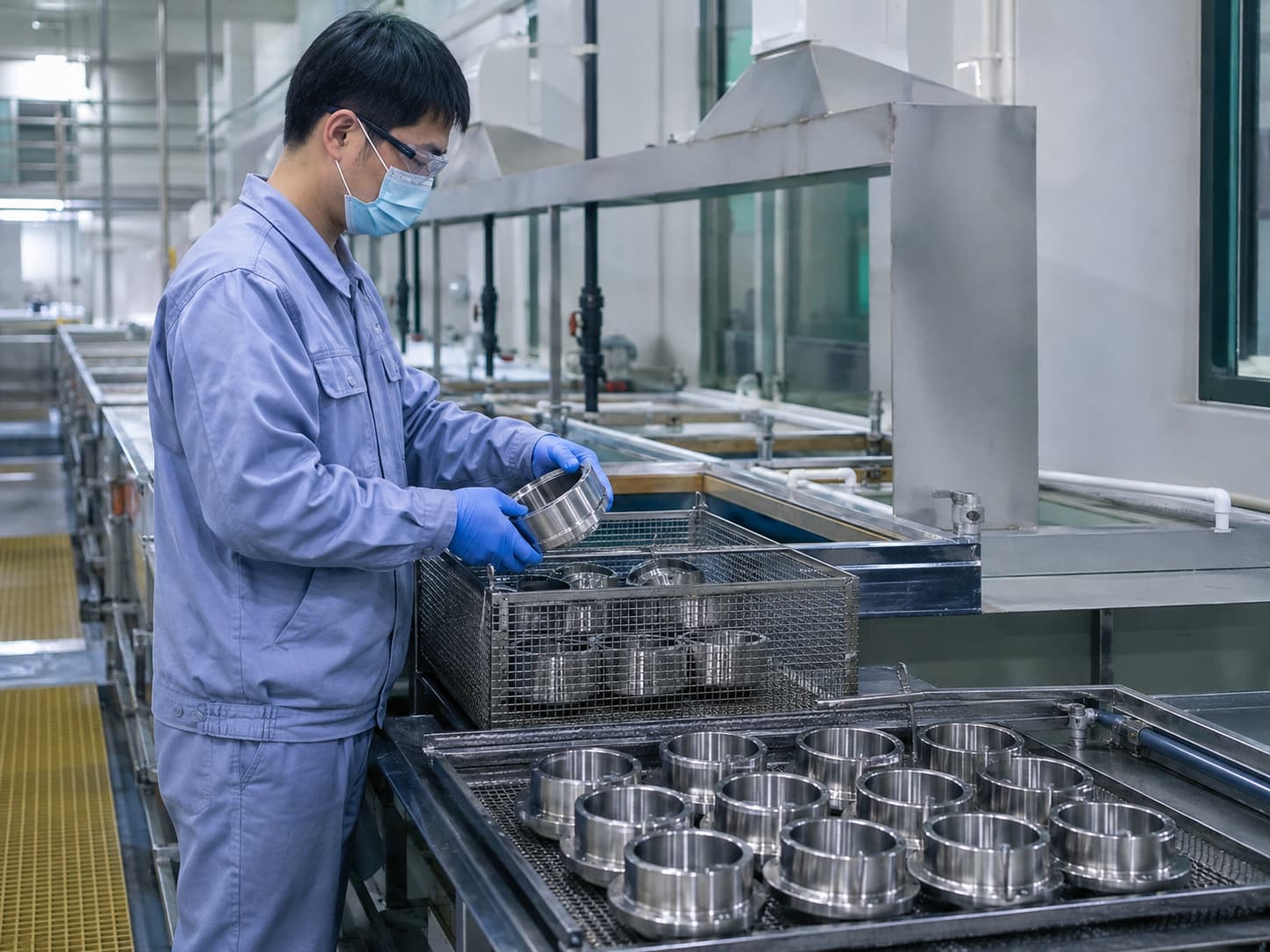 Stainless steel passivation products