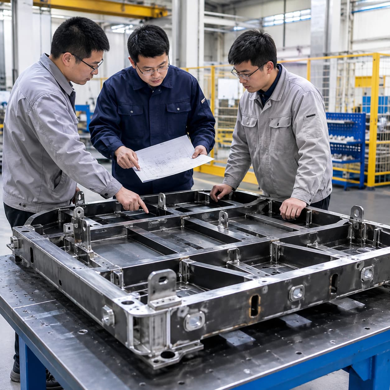 Custom fabricated sheet metal parts
