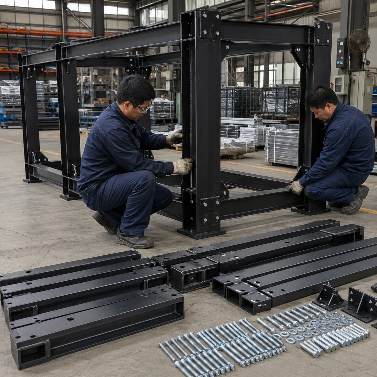 Custom fabricated brackets