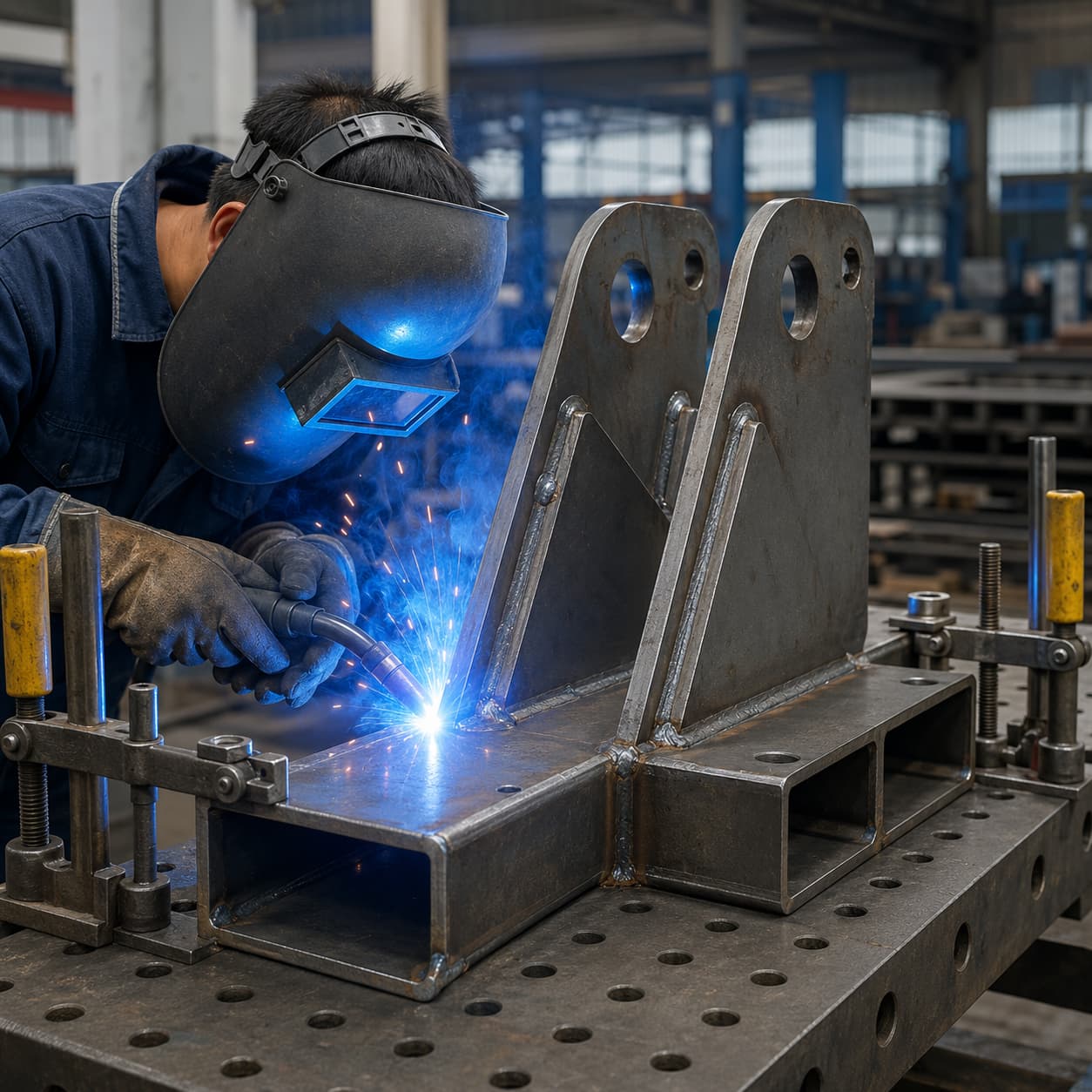 Welded tube frame