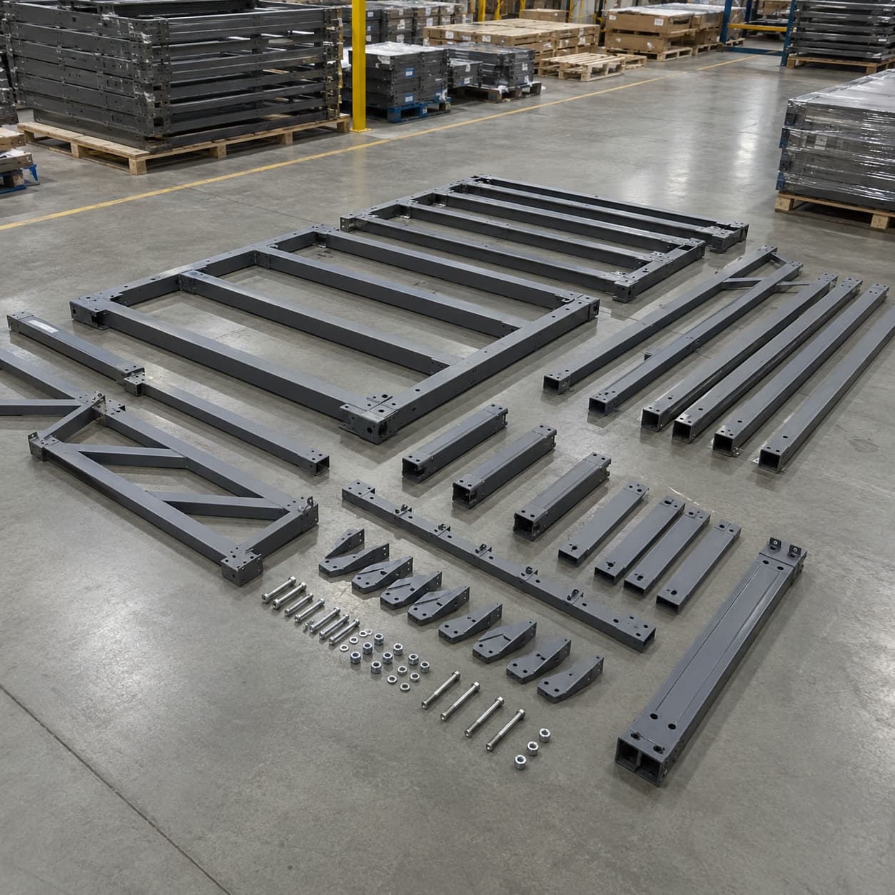 Custom metal brackets and support frames