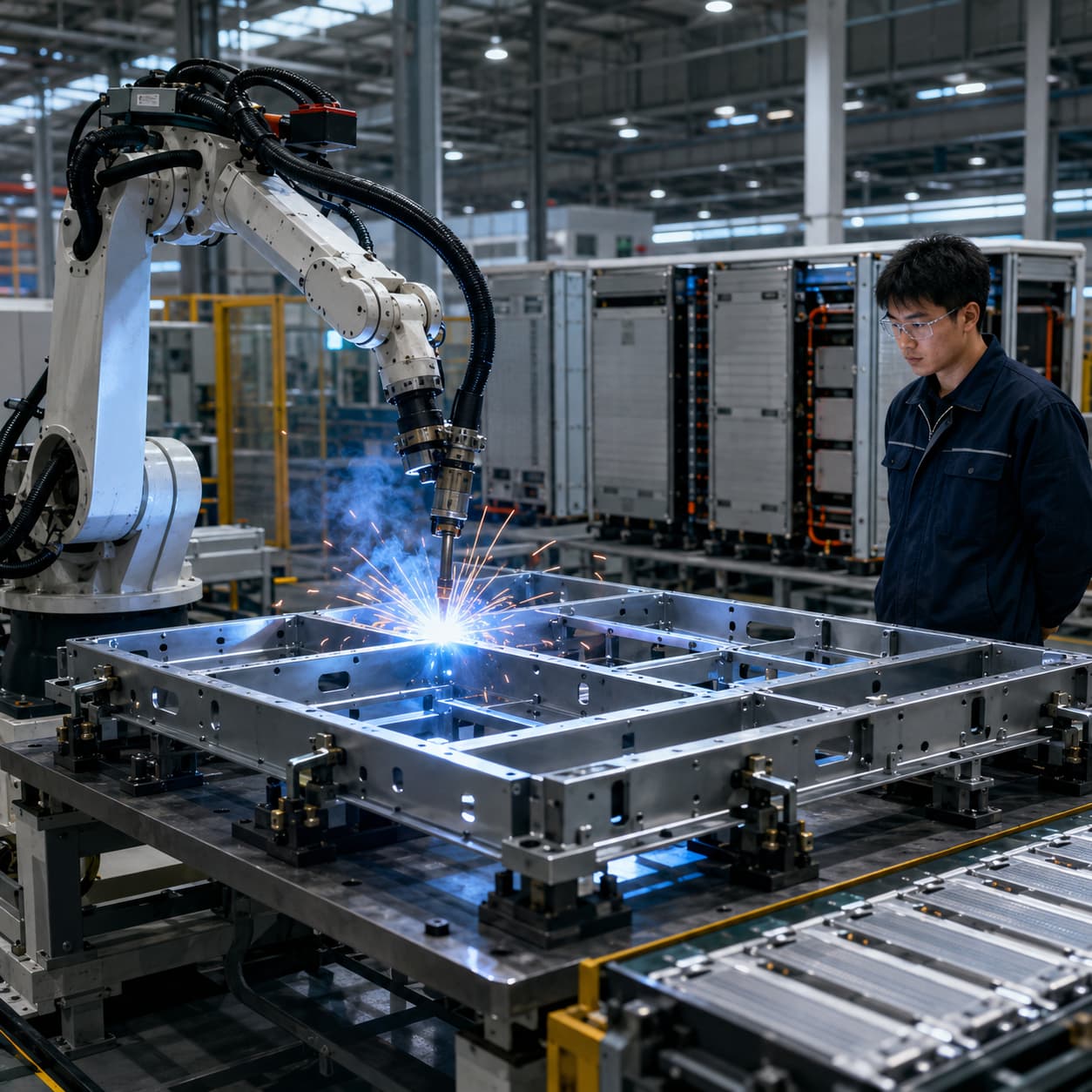 MIG welding welded structures