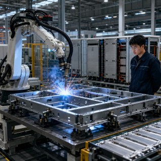 Industrial welded metal subassembly