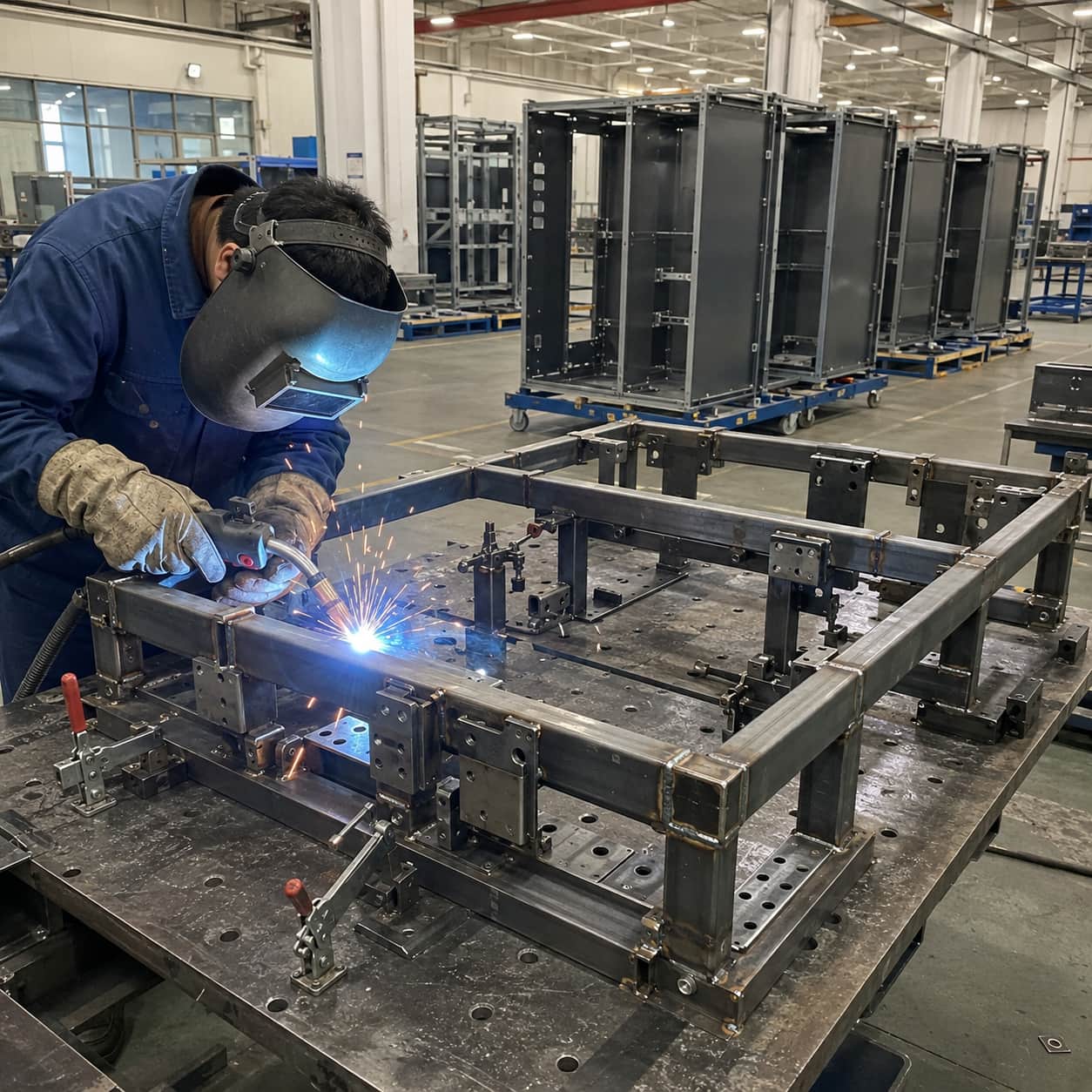 Custom fabricated metal parts