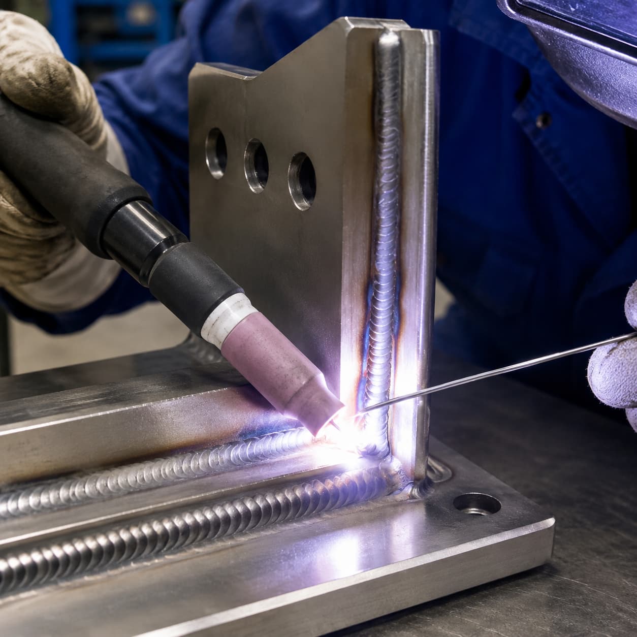 Precision welding operation