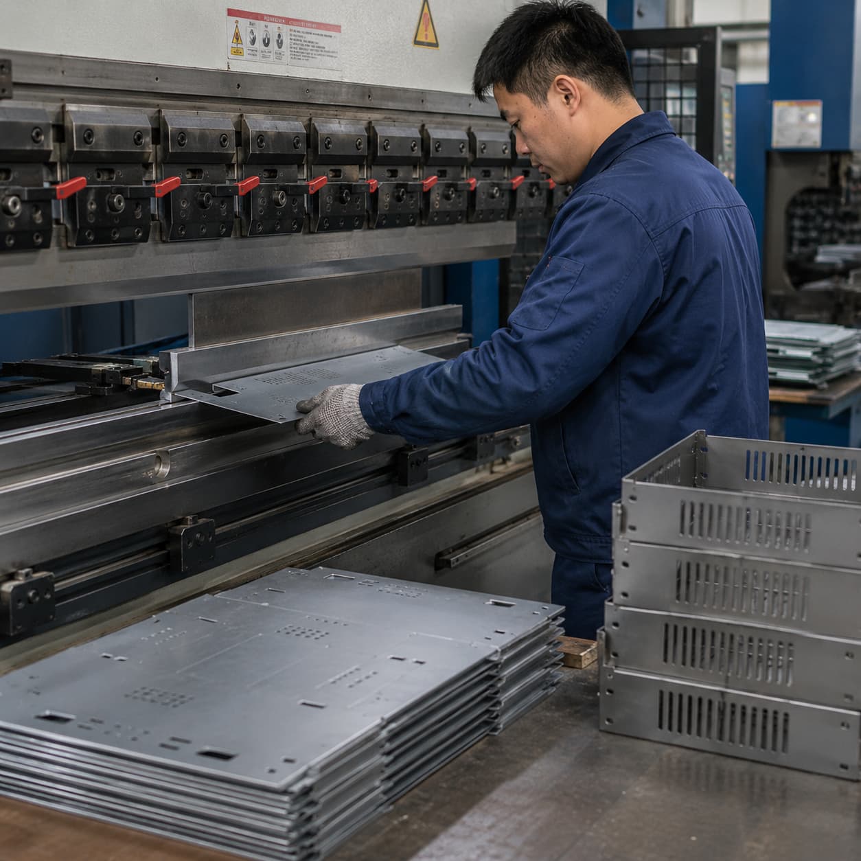 Sheet metal enclosure fabrication