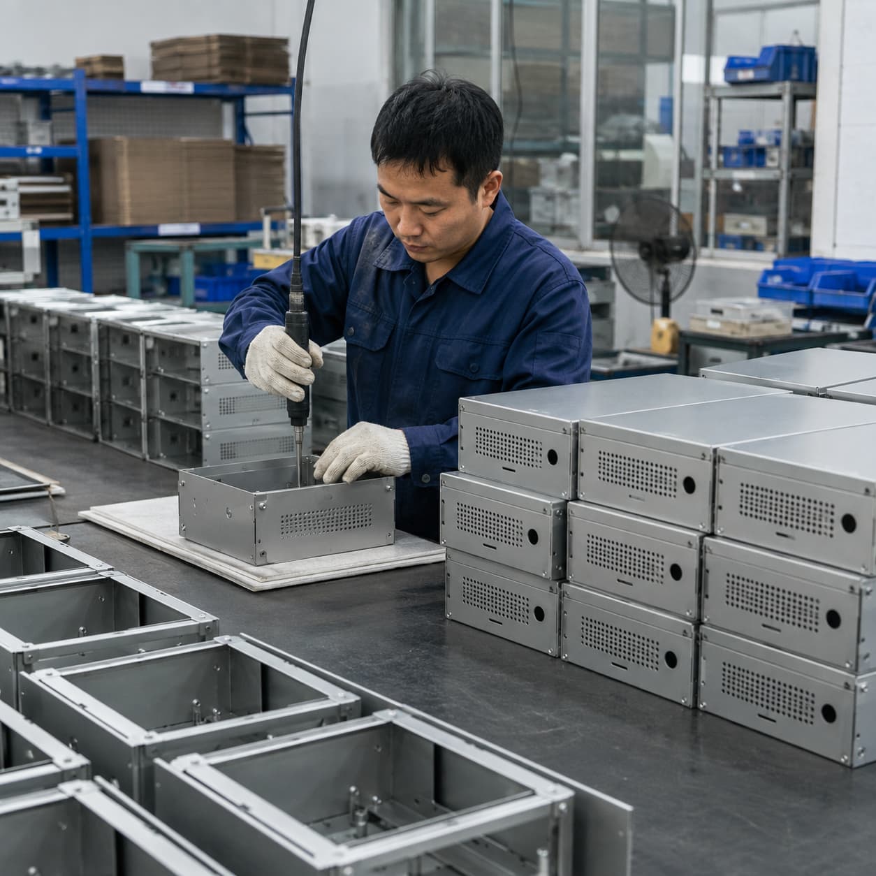 Custom electronic enclosure assembly