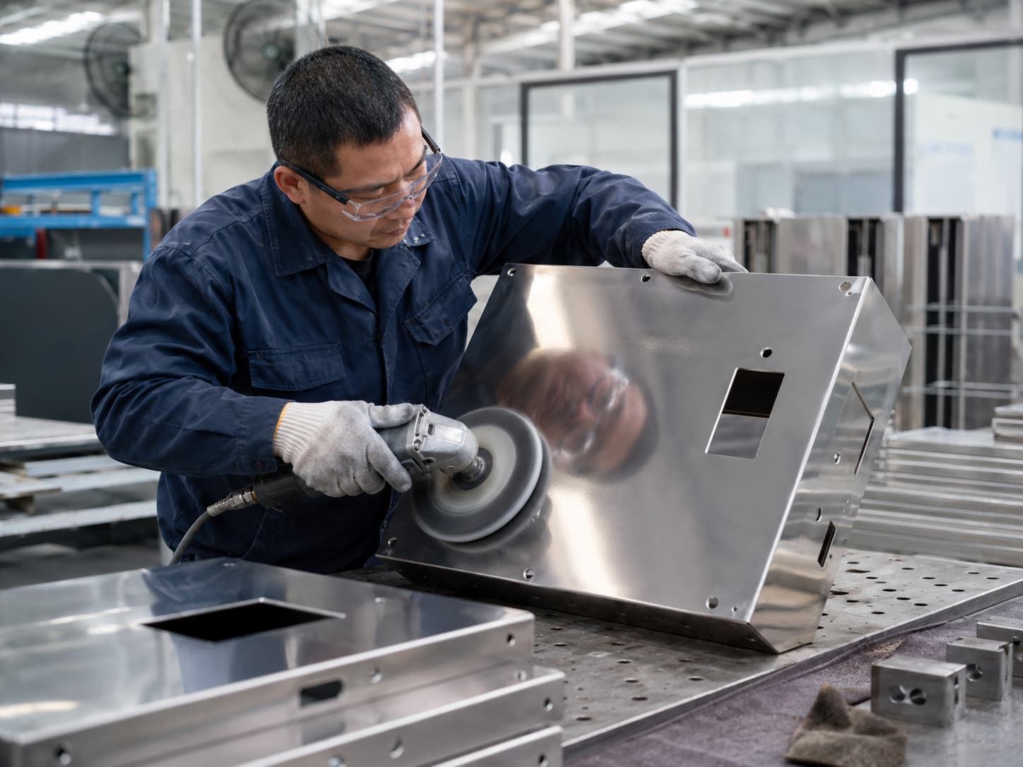 Industrial sheet metal enclosure manufacturing