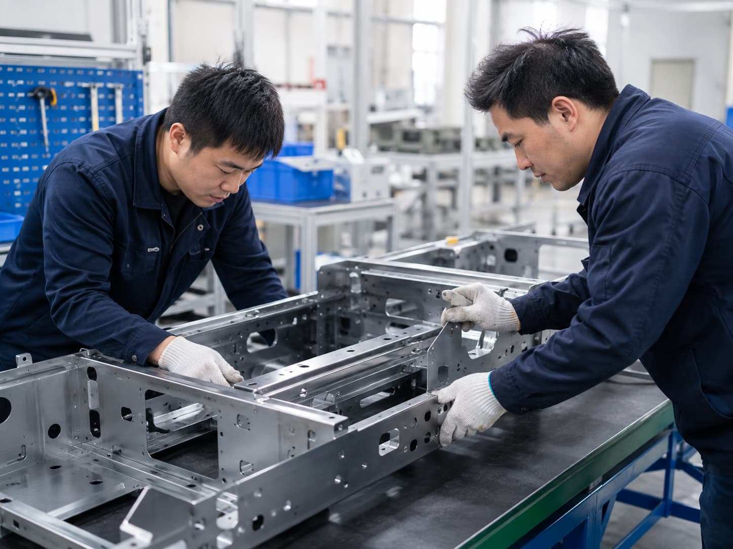 Custom aluminum and stainless steel sheet metal enclosure