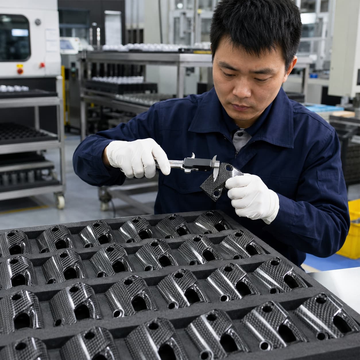 Custom carbon fiber components manufacturing