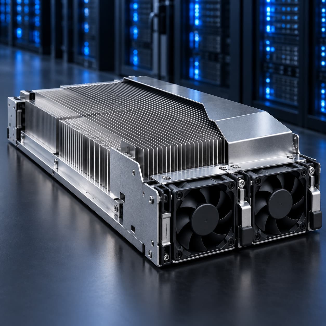 Aluminum heat sink assembly for AI server application