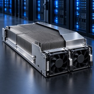 Aluminum heat sink assembly for AI server application