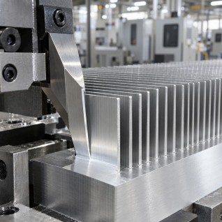 Aluminum heat sink fin and surface quality